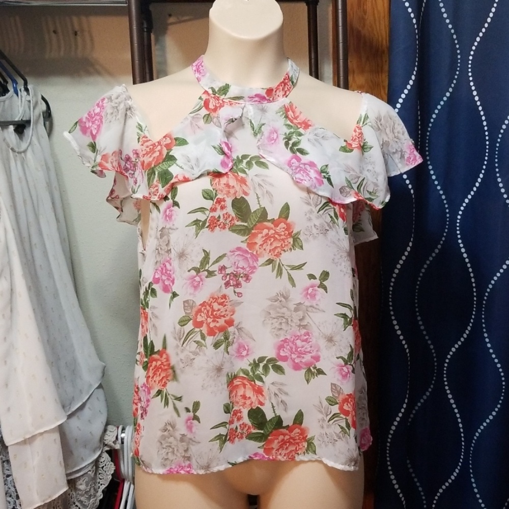 Woman's floral blouse